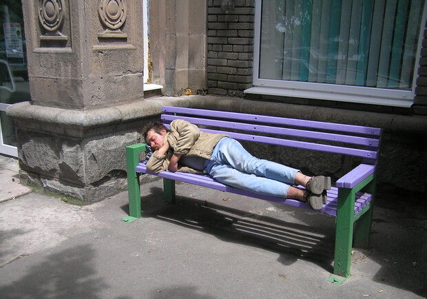 К Евро-2012 киевские улицы не очистят от бездомных.
Фото Николая Лещука