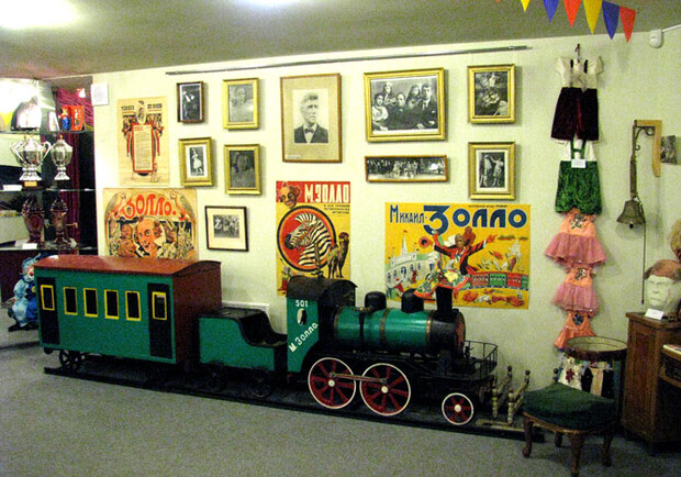 Главный экспонат Музея цирка - поезд Золло, на котором катались животные. Фото с сайта museum.circus.com.ua. 