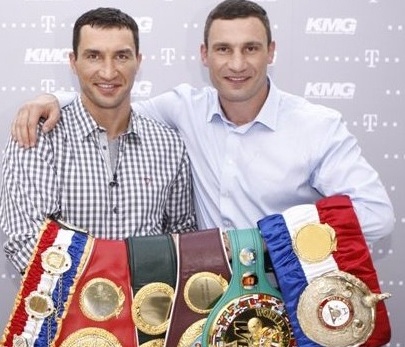 Братья Кличко - символ Украины. Фото с сайта спортсменов
