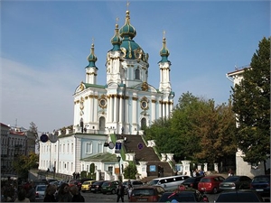 На одном из склонов Андреевской церкви начался обвал. Фото "Комсомольской правды" в Украине"