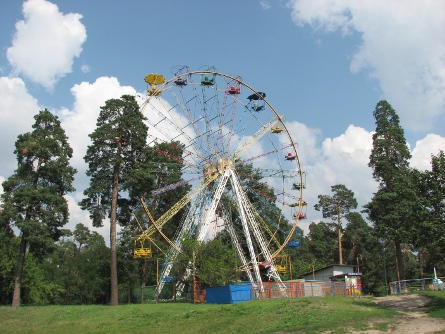 Так выглядит колесо обозрения в парке Партизанской славы в Киеве. Фото с сайта nashkiev.ua