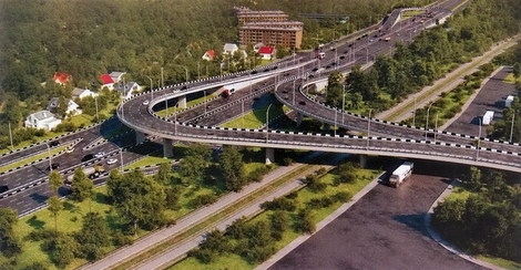 Будущая развязка на Столичном шоссе и проспекте Науки. Фото: autocentre.ua