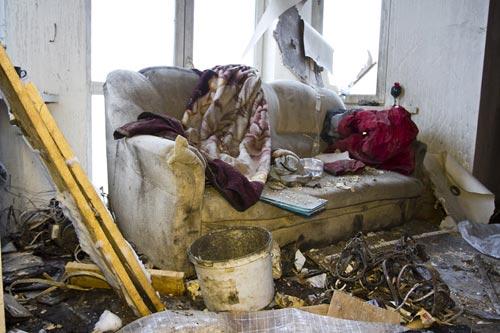 В доме на Мазепы, 13 продолжается ремонт. Фото Артема Слипачука, kp.ua