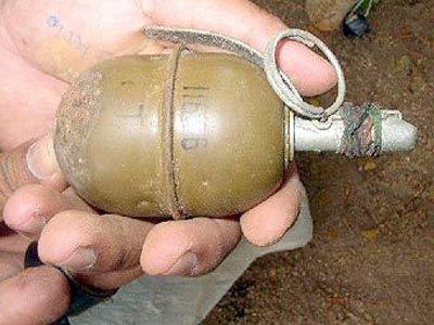 Сотрудники ГАИ нашли гранату. Фото: udai.kiev.ua