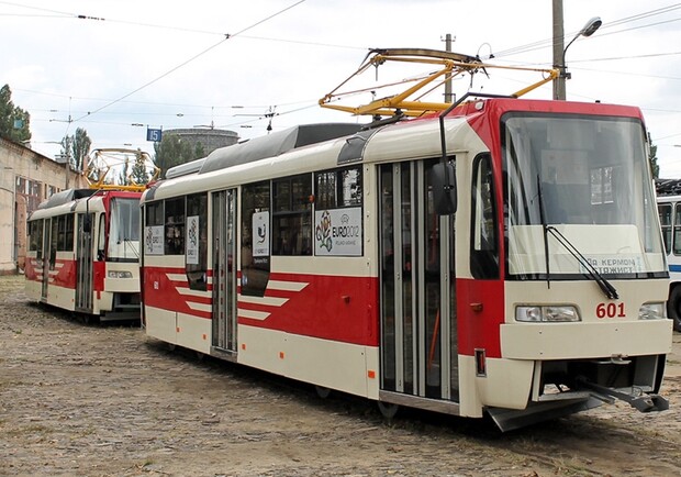 Киевский завод готовит к выпуску новый трамвай. Фото: Anton, transphoto.ru