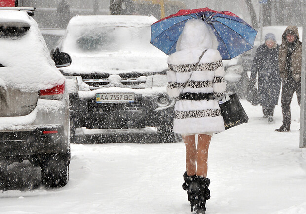 В Киеве снова ждут снега. Фото: zn.ua