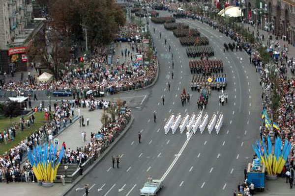 Из-за праздников движение в центре столицы ограничат. Фото: ru.tsn.ua