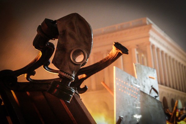 Ночь на Майдане прошла спокойно. Фото с сайта news.bigmir.net