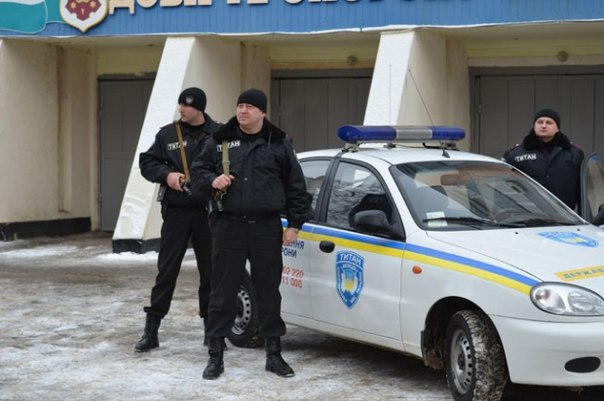 Порядок в Киеве охранять будут бойцы "Титана". Фото с сайта dso.gov.ua