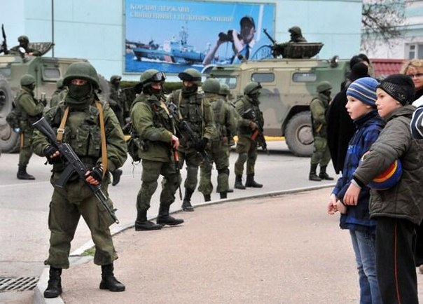 По киевлянам в Крыму открыли огонь. Фото с сайта ipnews.in.ua