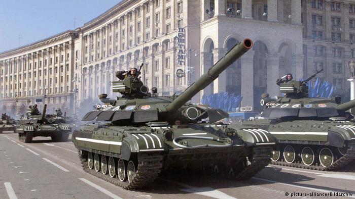 В Киеве пройдет военный парад. Фото с сайта dw.de