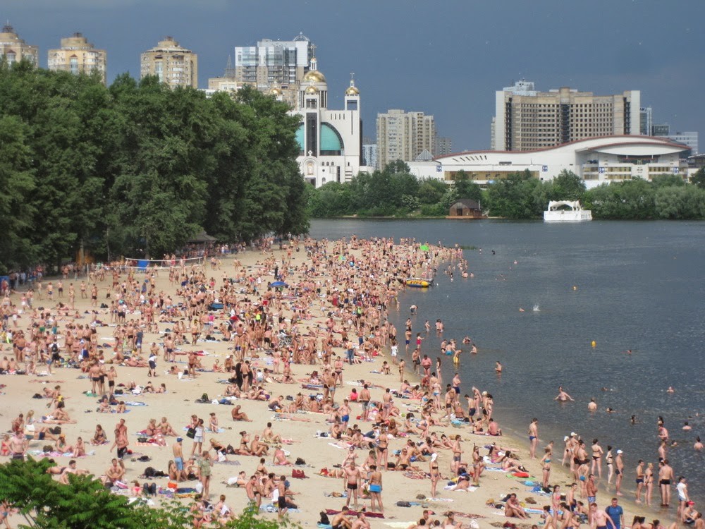 Новость - События - Не зная броду: на каких пляжах Киева запрещено купаться