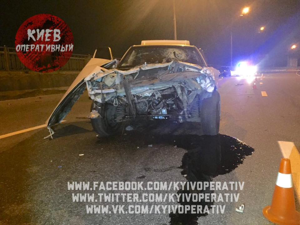 Новость - События - Всмятку: в Киеве произошло страшное ночное ДТП