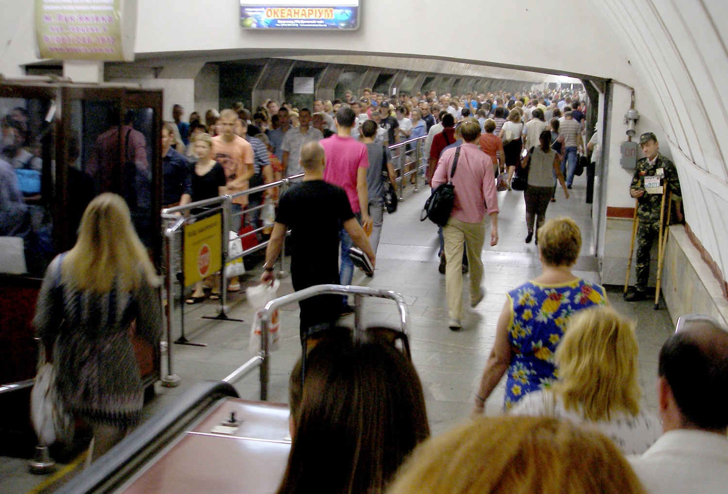 Новость - Транспорт и инфраструктура - Подземная давка: узнай, какая станция киевского метро самая загруженная