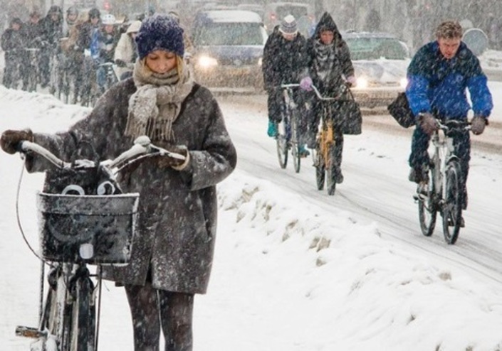 Новость - События - Плюнь в лицо погоде: завтра киевлянам предлагают поехать на работу на велосипеде