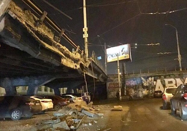 Новость - События - Ларьки виноваты: Кличко называл причину обвала Шулявского моста