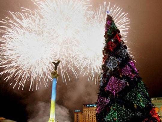 Глава КГГА будет отмечать Новый год под главной елкой страны. Фото с сайта static.24.ua.