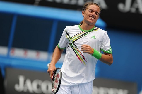 Украинец Александр Долгополов прославился на весь мир на Australian Open-2011. Фото AFP