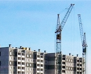В столице полным ходом строят дома. 
Фото с сайта kp.ua
