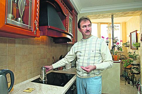 На кухне Попова всегда идеальный порядок. Иначе нельзя! Фото segodnya.ua