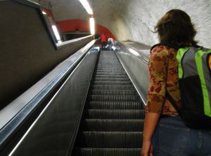 Выйти из метро теперь не страшно, потому что знаешь, что на поверхности. Фото с сайта sxc.hu.