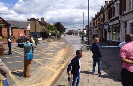 Затопило Уимблдон: более всех пострадала Кингстон-роуд