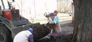 На второй областной субботник 