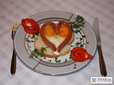"Сердечный завтрак" – залог хорошего настроения. Фото с сайта smak.ua