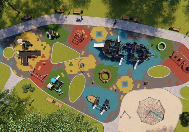 Полюбуйся: в Мариинском парке обновят детскую площадку фото