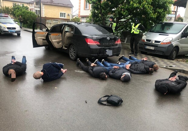 Утром 29 мая в Броварах произошла перестрелка. Фото: Национальная полиция