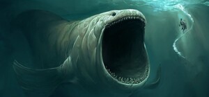 Тельбинское чудовище: на озере в Днепровском районе засняли громадную рыбу