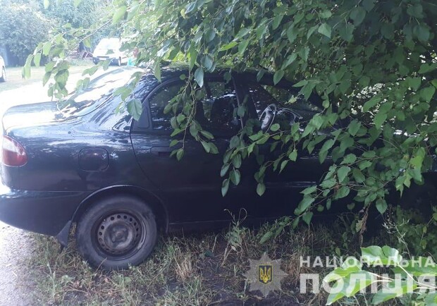 В Киевской области дети угнали автомобиль. Фото: Нацполиция