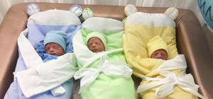 Большое пополнение: как чувствует себя новорожденная тройня