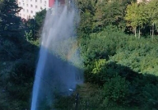 На Алексеевке появился новый фонтан. Скриншот: видео ХХ