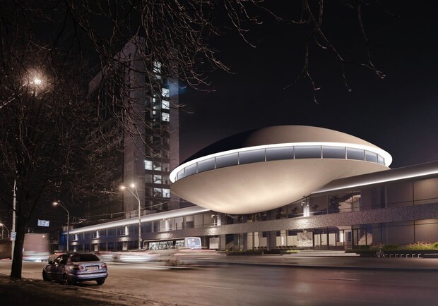 Архитекторы показали проект "Летающей тарелки" на Лыбидской. Фото: SaveKyivModernism.