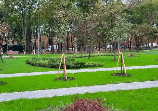 Как продвигается реконструкция парка "Юность". Фото: Святошинская РГА