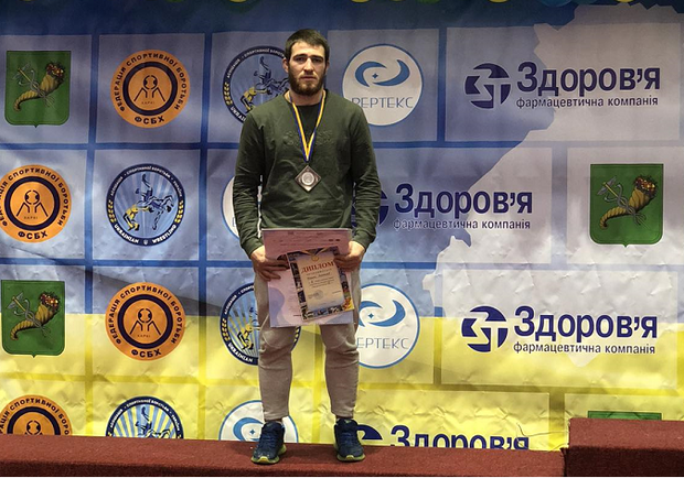 Вячеслав Копоть стал серебряным призером по вольной борьбе. Фото: "ЗаСпорт"