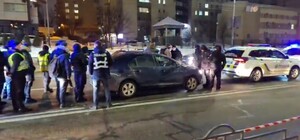 Спецоперация киевской полиции: на проспекте Лобановского задержали бандитов