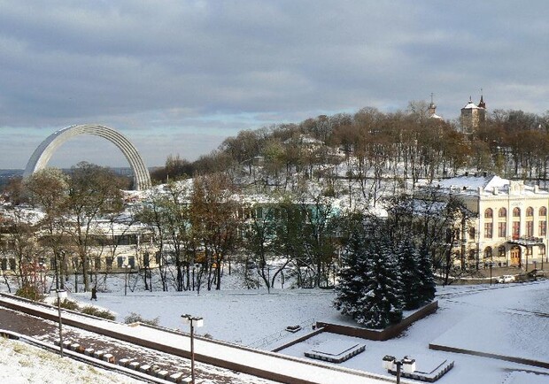 Киев замело. Фото: "Жителі"
