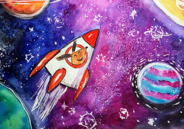 Ракеты, Украина и космос - всеукраинский конкурс детских рисунков