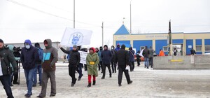 Митинг дня: моряки снова перекрыли трассу Одесса-Киев
