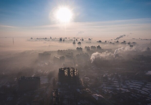 Загрязнение воздуха в Киеве. Фото: ua-rating.com