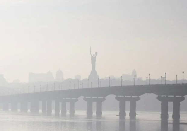 Загрязнение воздуха в Киеве. Фото: Слово і Діло