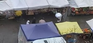 Карантин не помеха: на Позняках торговцы устроили ярмарку, несмотря на запрет