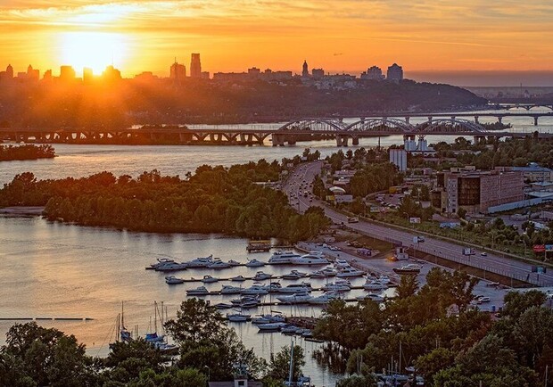 Возле залива Берковщина обустроят парк. Фото: Kyiv Maps.