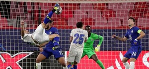 Удар в падении через себя: в УЕФА назвали лучший гол сезона в Лиге чемпионов