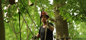 Полазаешь: на Борщаговке обустроят веревочный парк