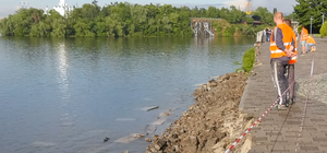 Из-за обвала: в Днепре перекрыли набережную для пешеходов