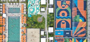 Поешь, поиграешь и позагораешь: в ЖК на Нивках открыли новый пляжный комплекс