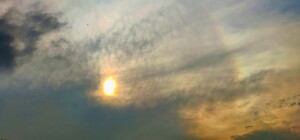 Красота: под Днепром запечатлели уникальное природное явление